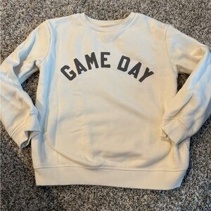 Game Day Kids Cream Sweater